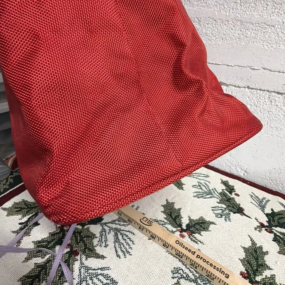 Vintage Polo Sport Ralph Lauren Red Duffel Gym Travel Bag USA 1990s